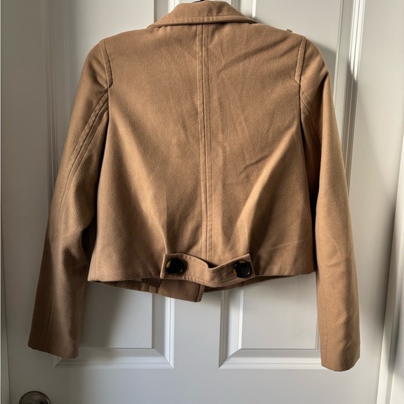 Kensie Tan Pea Coat for Women - Picture 6 of 9